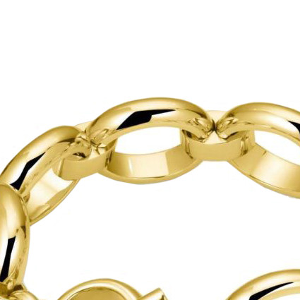 Rosefield SWGSG-OV13 The Oval Charm Chain - zegarek damski 3