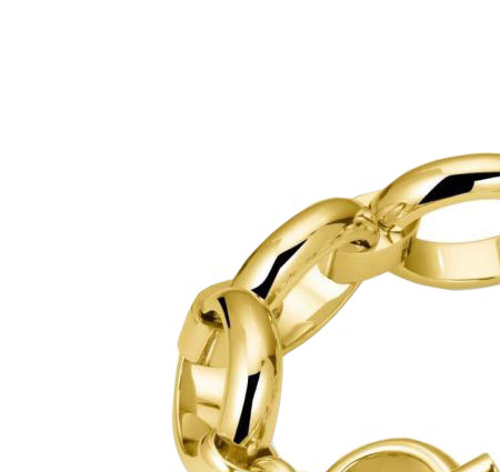 Rosefield SWGSG-OV13 The Oval Charm Chain - zegarek damski 4