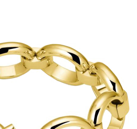 Rosefield SWGSG-OV13 The Oval Charm Chain - zegarek damski 5