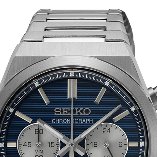 Seiko SSB453P1 Chronograph Quartz 100m Sapphire - zegarek męski 3