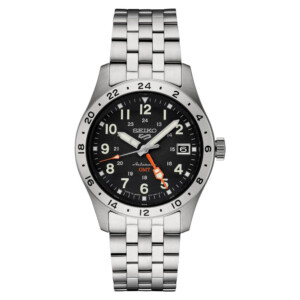 Seiko SSK023K1 5 Sports Automatic Field Mechanical GMT - zegarek męski