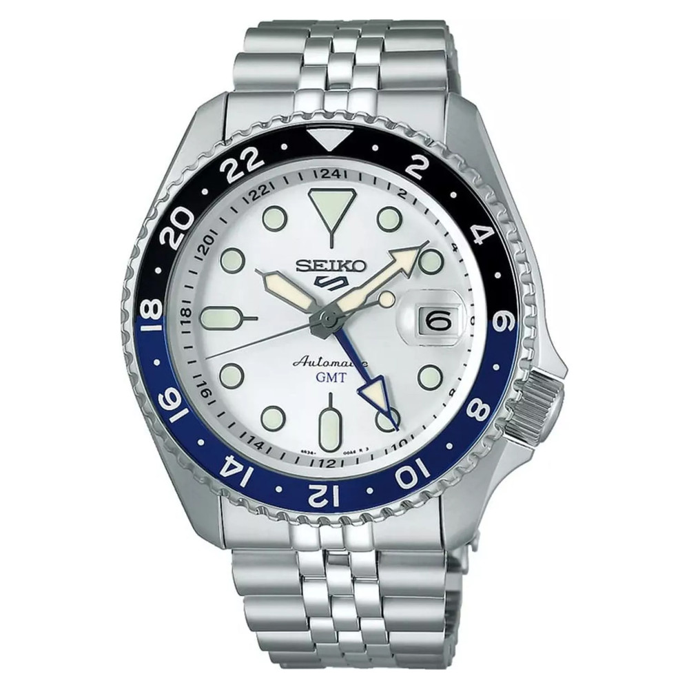 Seiko SSK033K1 5 Sports Automatic GMT - zegarek męski 1
