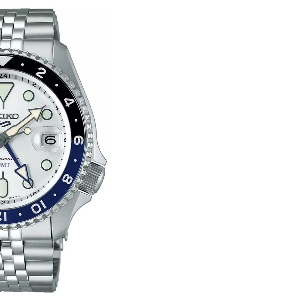 Seiko SSK033K1 5 Sports Automatic GMT - zegarek męski 6