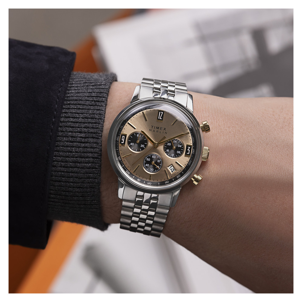 Timex TW2W60100 Marlin Quartz Chronograph 40mm - zegarek męski 12