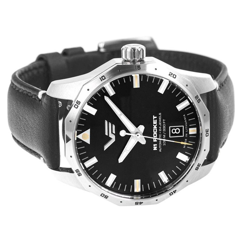 Vostok Europe NH35A-125A747 Rocket N-1 Automatic Black Compact 39mm - zegarek damski 9