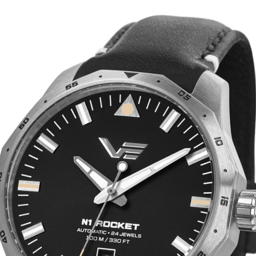Vostok Europe NH35A-125A747 Rocket N-1 Automatic Black Compact 39mm - zegarek damski 3