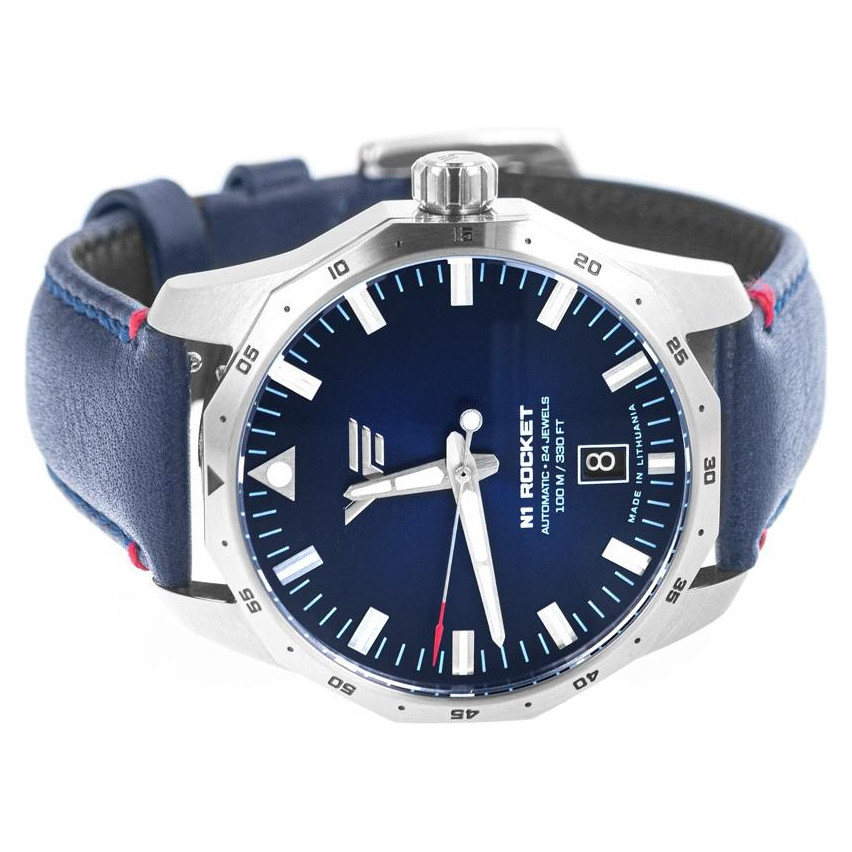 Vostok Europe NH35A-125A748 Rocket N-1 Automatic Blue Compact 39mm - zegarek damski 9