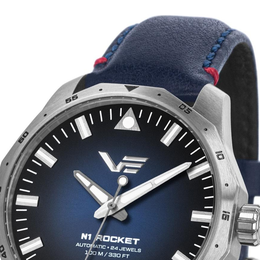 Vostok Europe NH35A-125A748 Rocket N-1 Automatic Blue Compact 39mm - zegarek damski 3