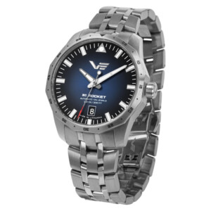 Vostok Europe NH35A-125A748B Rocket N-1 Automatic Blue Compact 39mm - zegarek damski