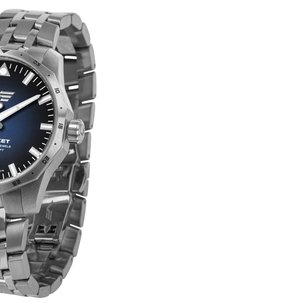 Vostok Europe NH35A-125A748B Rocket N-1 Automatic Blue Compact 39mm - zegarek damski 6