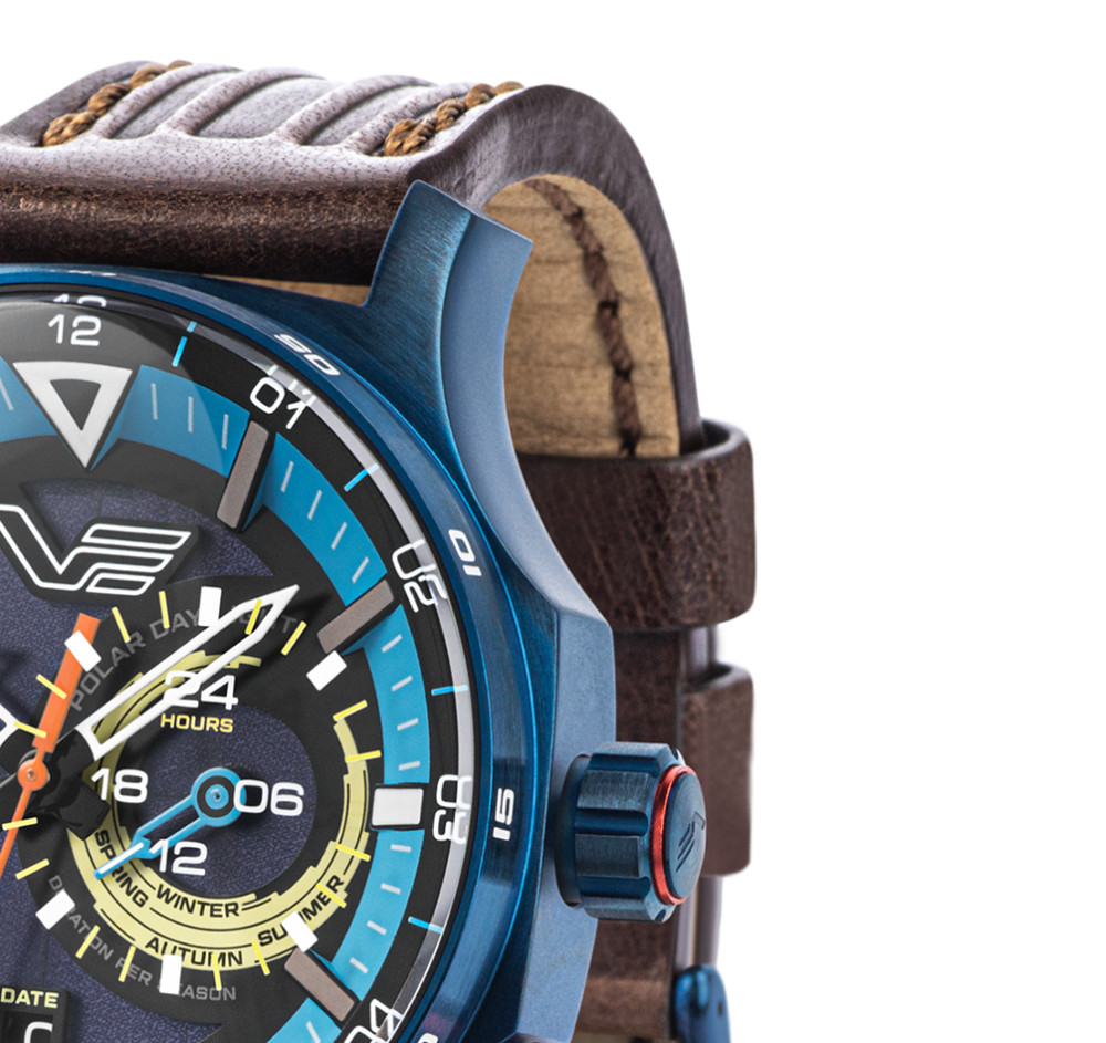 Vostok Europe VS57-595D736 Expedition North Pole 1 Polar Ice Solar 47mm - zegarek męski 5