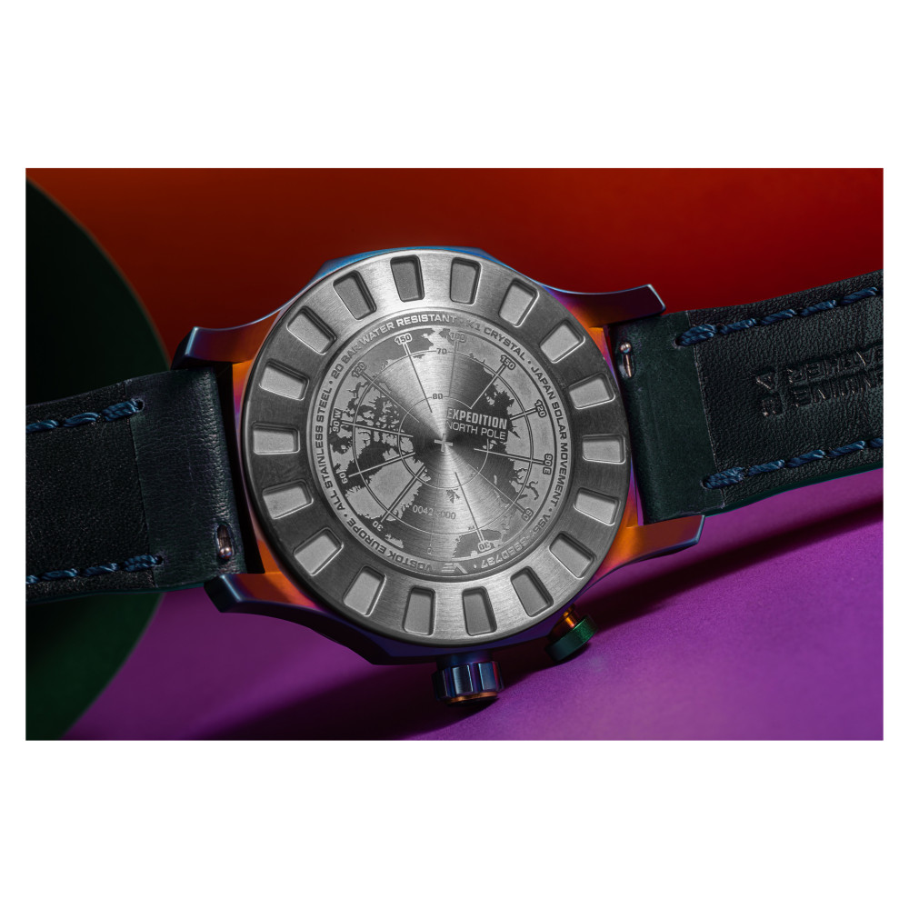 Vostok Europe VS57-595D737 Expedition North Pole 1 Polar Light Solar 47mm - zegarek męski 15