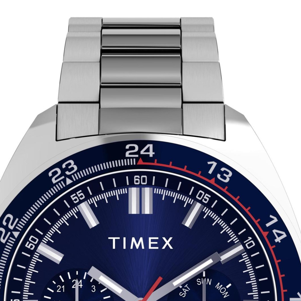 Timex TW2Y22700 Weston 45mm Stainless Steel Bracelet Watch - zegarek męski 3