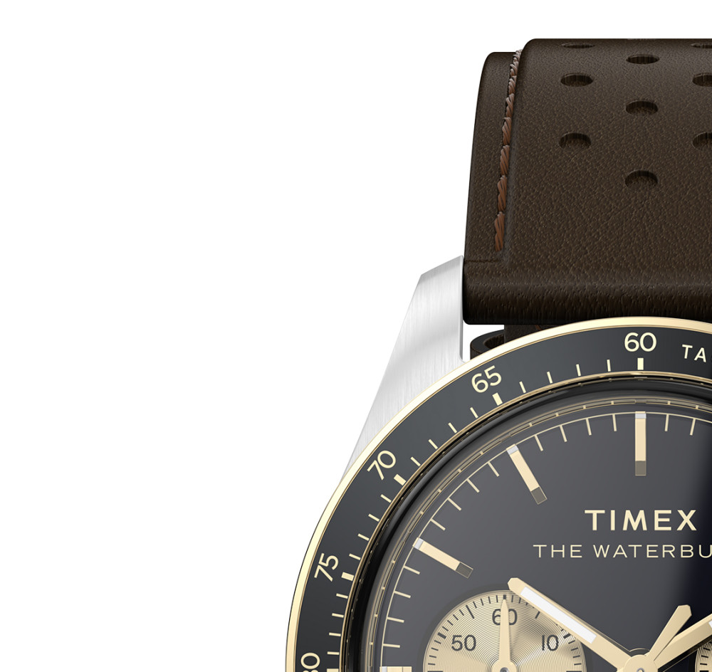 Timex TW2Y24100 Waterbury Heritage Chronograph 39mm Leather Strap - zegarek męski 4