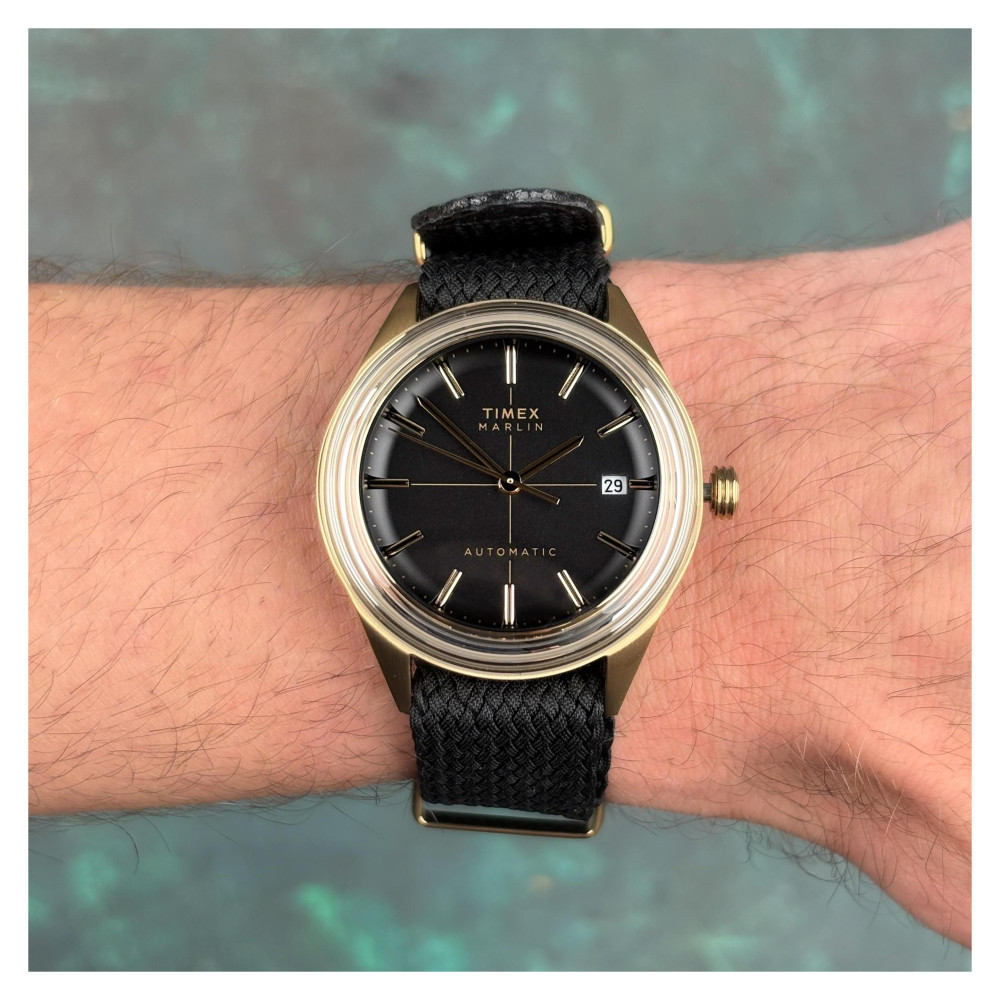Timex TW2Y24300 Marlin® Jet Automatic 38mm Fabric Strap Watch - zegarek męski 11