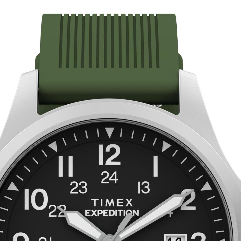 Timex TW2Y31600 Expedition® Field Post Solar 41mm Silicone Strap Watch - zegarek męski 3