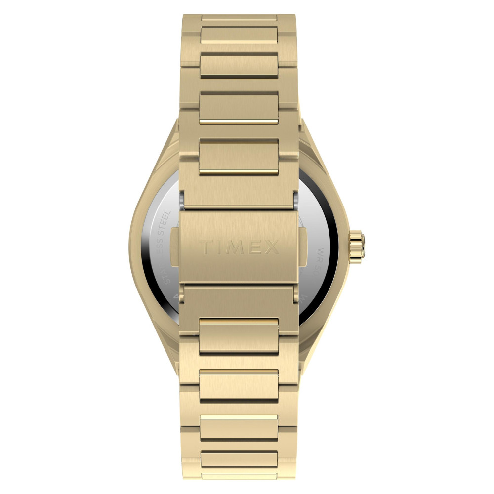 Timex TW2Y35100 Q Timex® Continental Day and Date 39mm Stainless Steel Bracelet Watch - zegarek męski 7