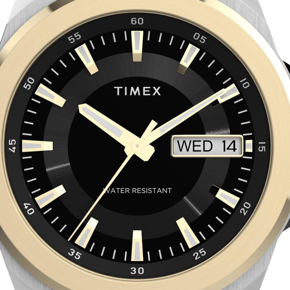 Timex TW2Y35300 Essex Day and Date 45mm Stainless Steel Bracelet Watch - zegarek męski 2