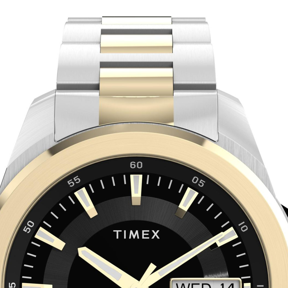 Timex TW2Y35300 Essex Day and Date 45mm Stainless Steel Bracelet Watch - zegarek męski 3