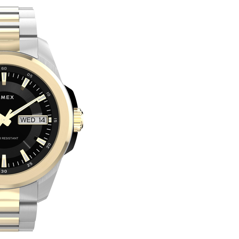 Timex TW2Y35300 Essex Day and Date 45mm Stainless Steel Bracelet Watch - zegarek męski 6