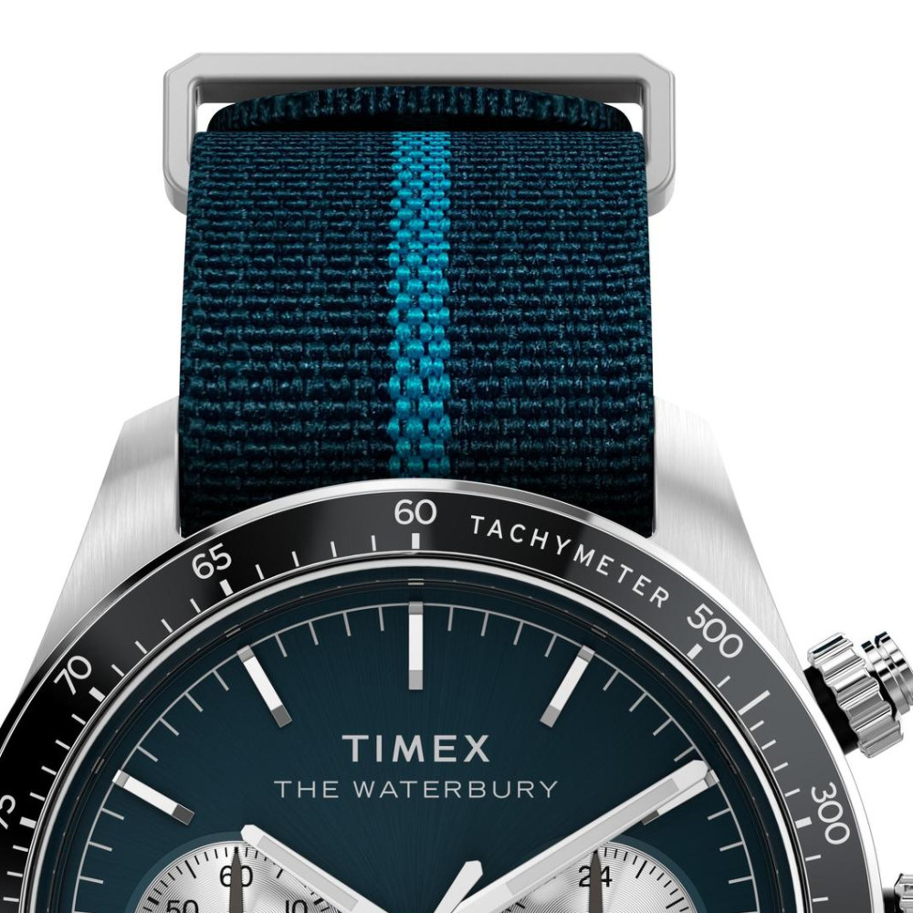 Timex TW2Y39000 Waterbury Heritage Chronograph 39mm Fabric Strap Watch - zegarek męski 3