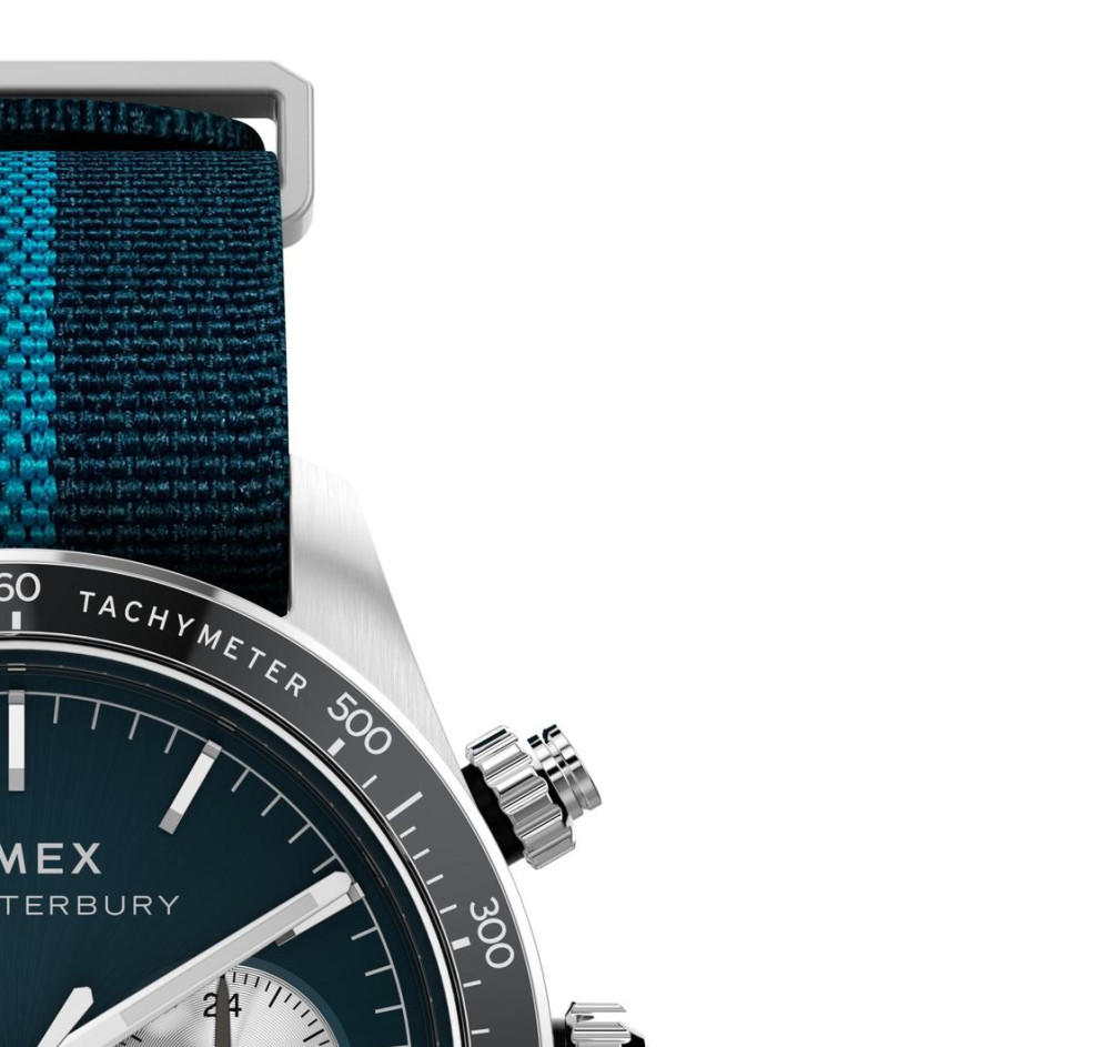 Timex TW2Y39000 Waterbury Heritage Chronograph 39mm Fabric Strap Watch - zegarek męski 5