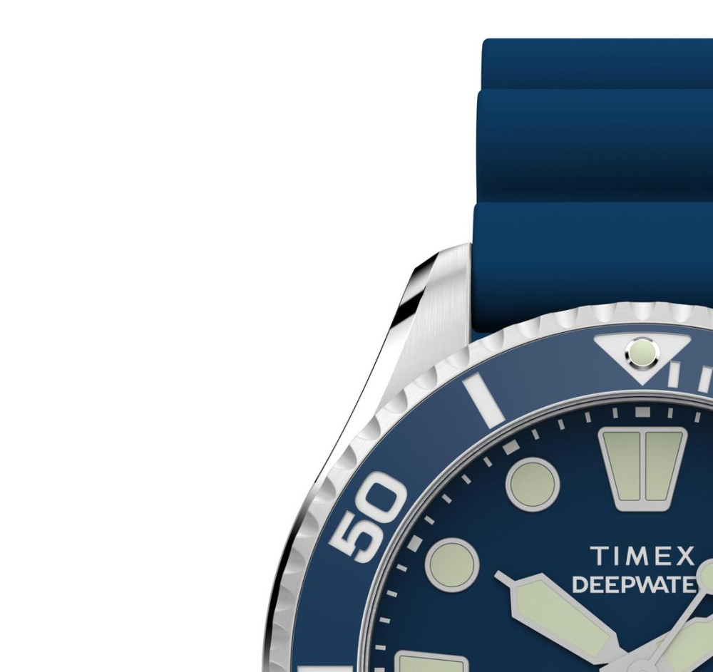Timex TW2Y39900 Deepwater Meridian 200 Automatic 44mm Synthetic Rubber Strap Watch - zegarek męski 4