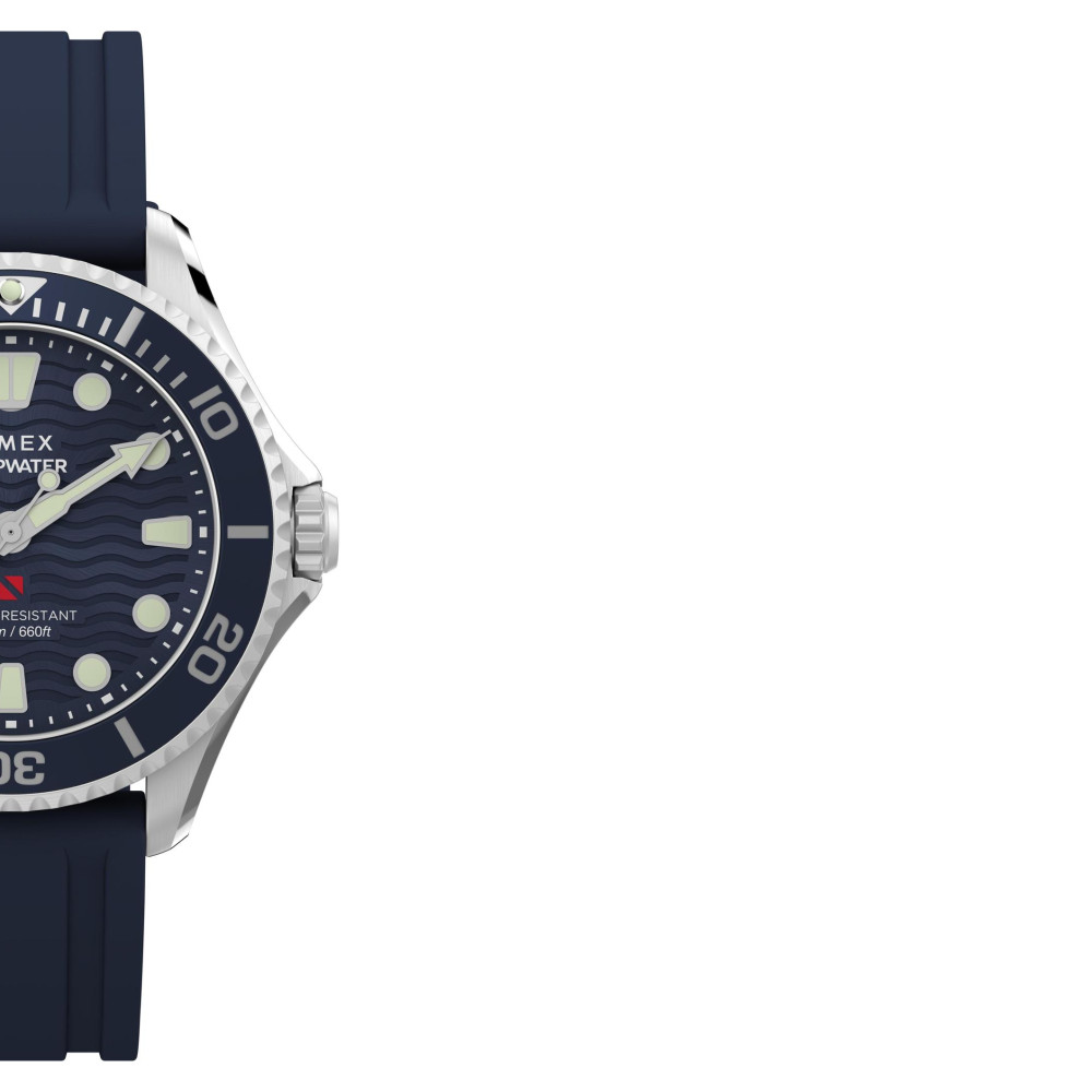 Timex TW2Y40300 Deepwater Meridian 200 38mm Synthetic Rubber Strap Watch - zegarek damski 6