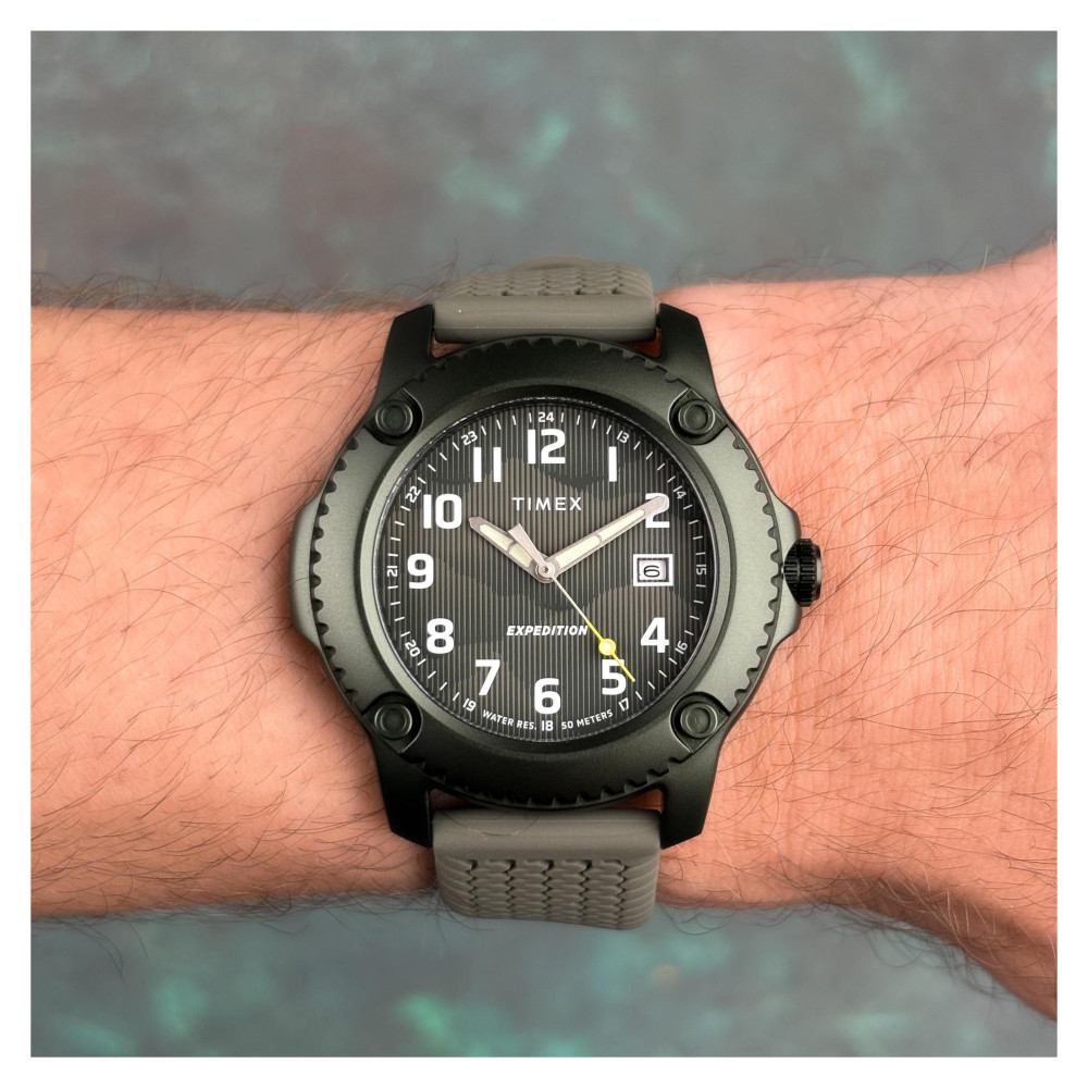 Timex TW4B34700 Expedition® Timber 42mm Silicone Strap Watch - zegarek męski 11