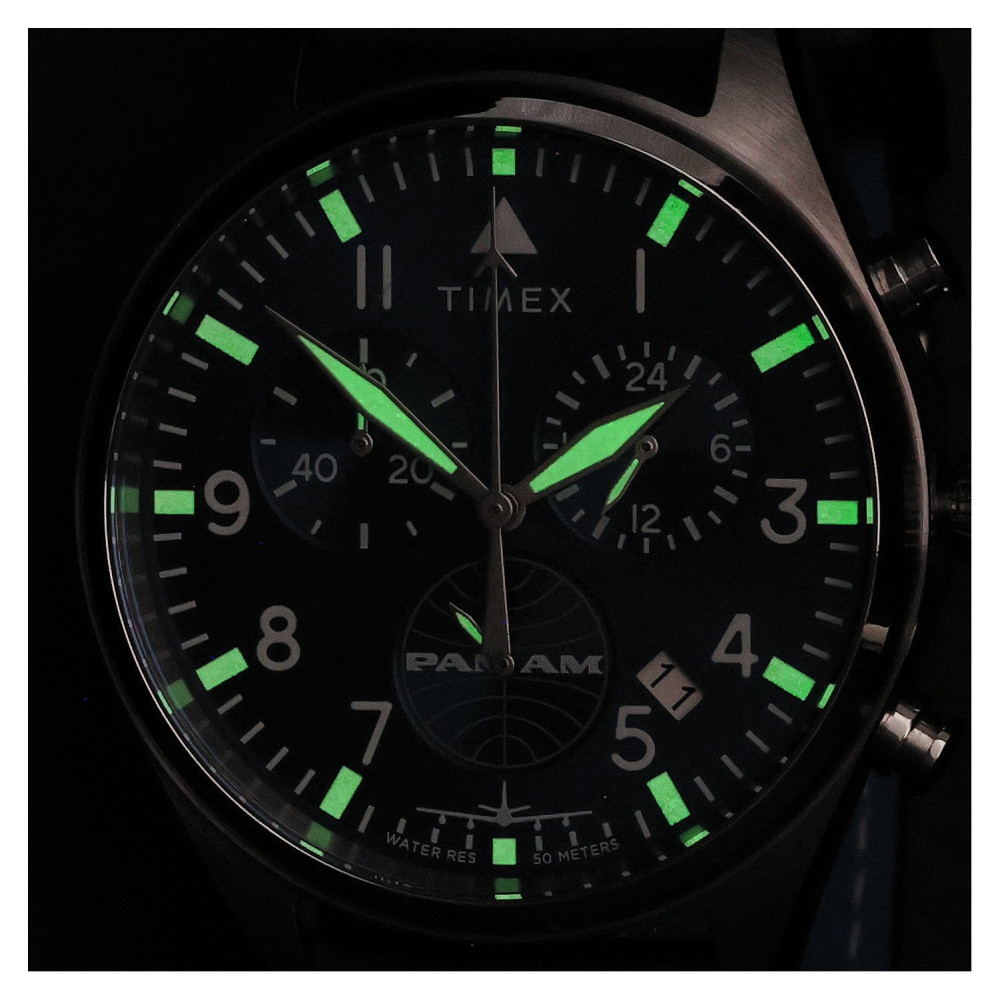Timex TWG030000 Waterbury Timex X Pan Am Chronograph - zegarek męski 7