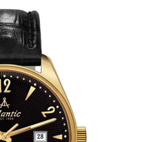 Atlantic 51752.45.65G Worldmaster Art Déco Automatic - zegarek męski 5