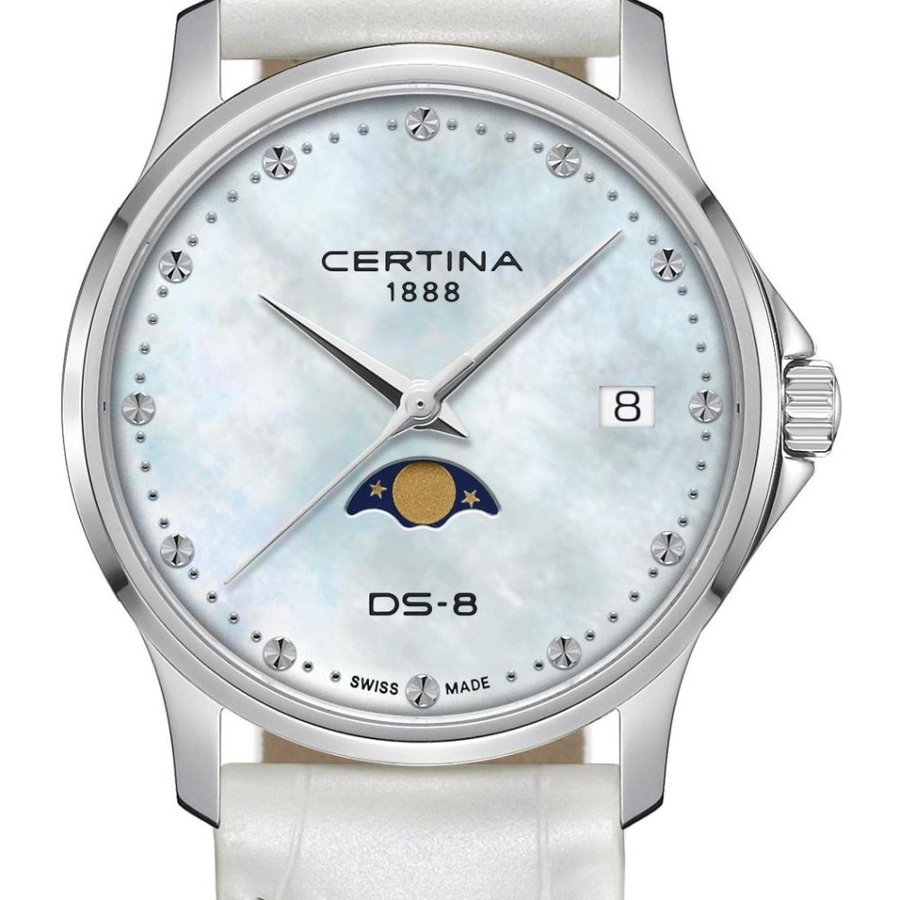 Certina C045.223.16.131.00 DS-8 Moonphase Lady - zegarek damski 2