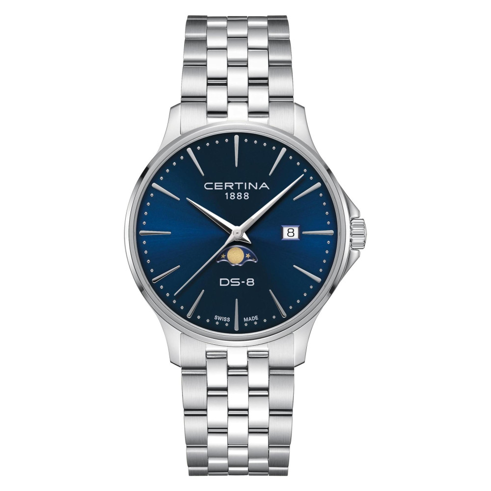 Certina C045.423.11.041.00 DS-8 Moonphase Gent - zegarek męski 1