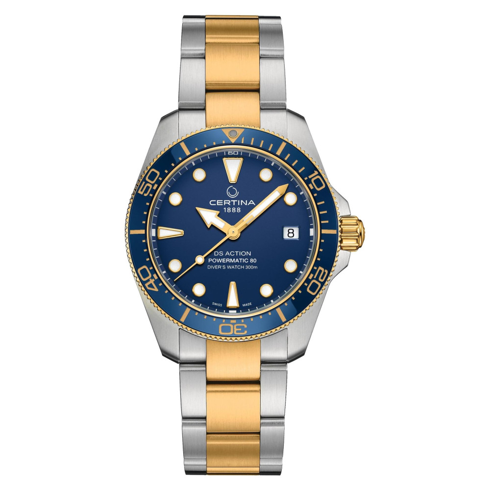 Certina C048.807.22.041.00 DS Action Diver 38mm Powermatic 80 - zegarek męski 1