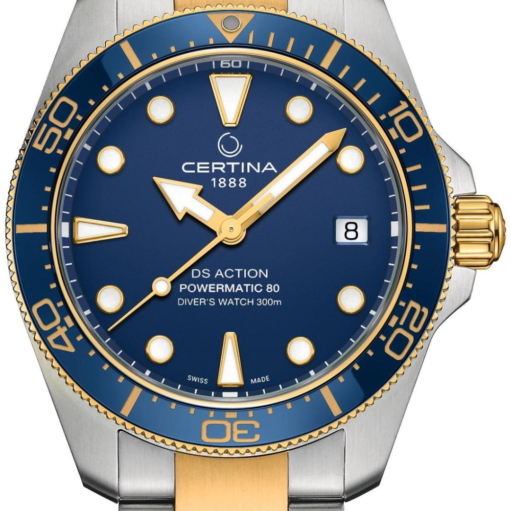 Certina C048.807.22.041.00 DS Action Diver 38mm Powermatic 80 - zegarek męski 2