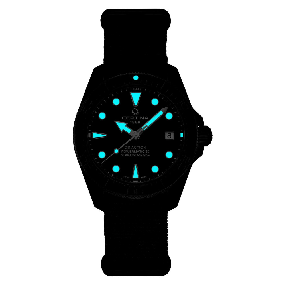 Certina C048.807.38.051.00 DS Action Diver 38mm Powermatic 80 - zegarek męski 7
