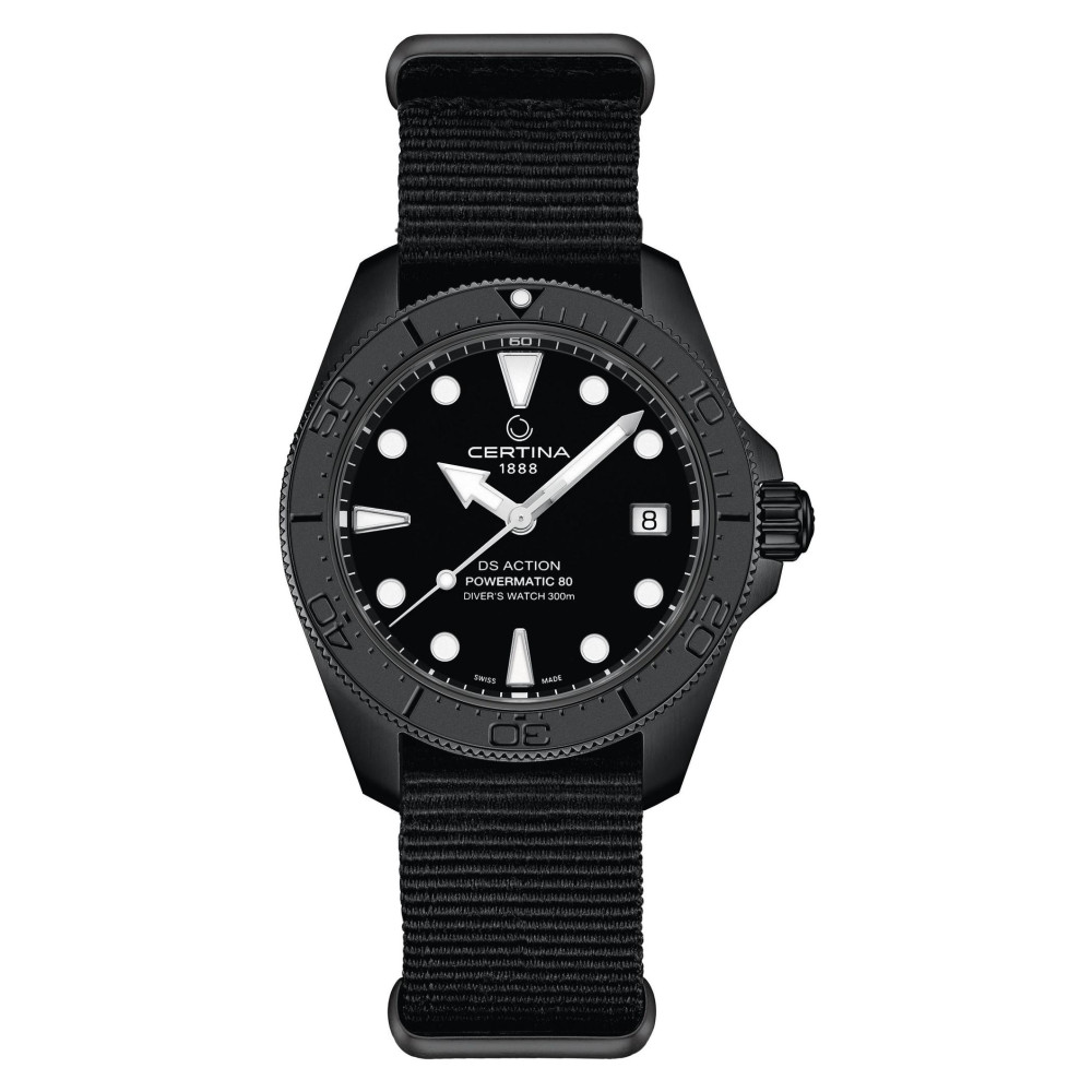 Certina C048.807.38.051.00 DS Action Diver 38mm Powermatic 80 - zegarek męski 1