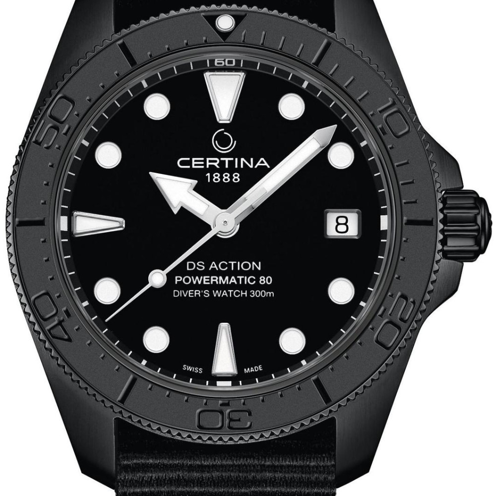 Certina C048.807.38.051.00 DS Action Diver 38mm Powermatic 80 - zegarek męski 2