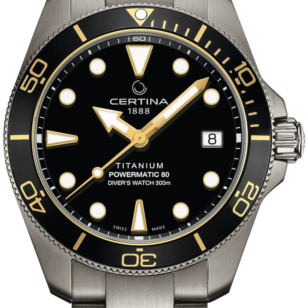 Certina C048.807.44.051.00 DS Action Diver 38mm Powermatic 80 - zegarek męski 2