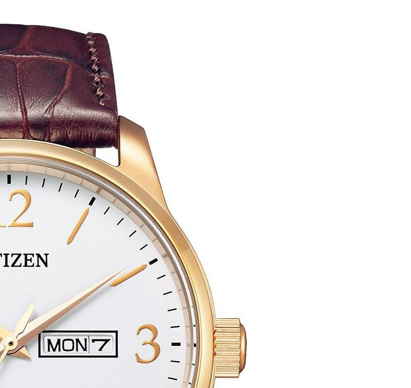 Citizen BM8553-16AC Eco-Drive Leather - zegarek męski 5
