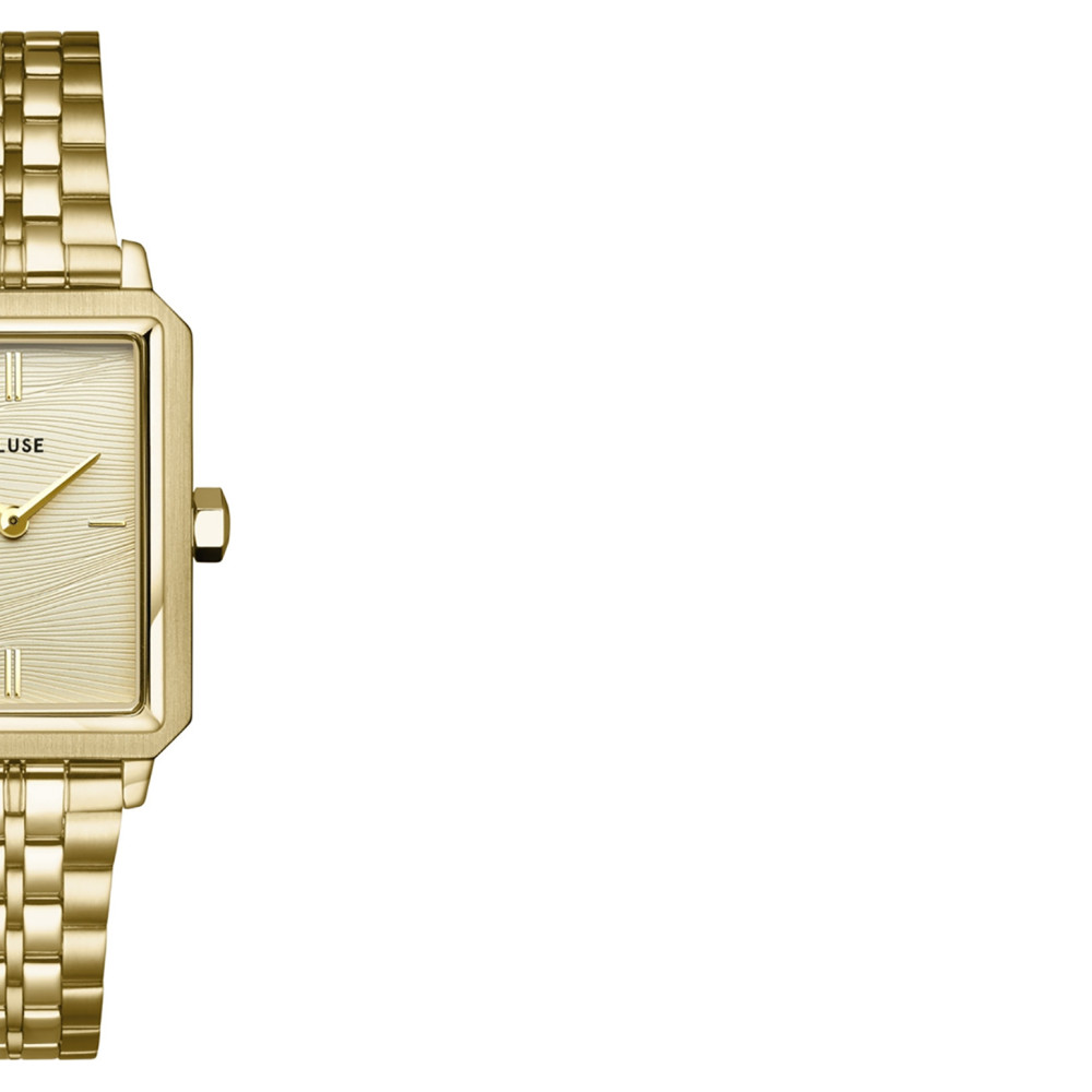 Cluse CW11511 Fluette Steel Sand Texture Gold - zegarek damski 6
