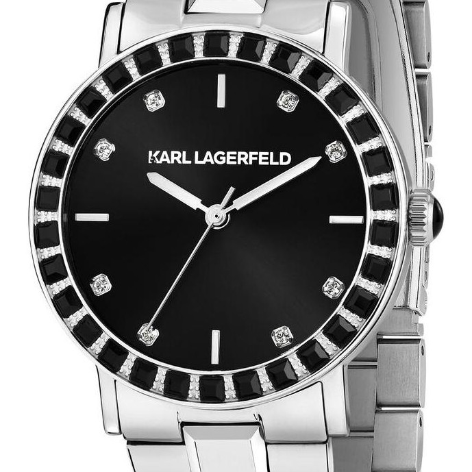 Karl Lagerfeld R0553100510 Crystals - zegarek damski 2