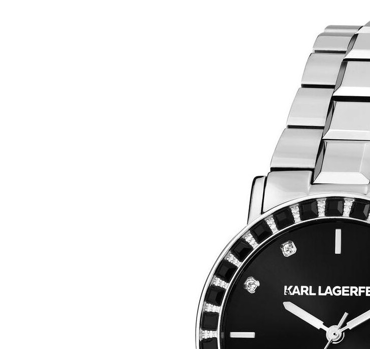 Karl Lagerfeld R0553100510 Crystals - zegarek damski 4