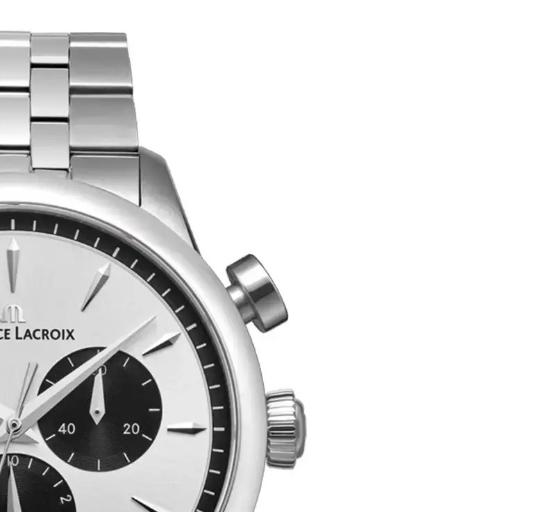 Maurice Lacroix 1975 Quartz Chronograph 751038-SS002-130-1 - zegarek męski 5