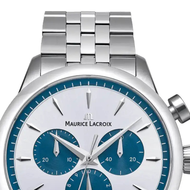 Maurice Lacroix 1975 Quartz Chronograph 751038-SS002-131-1 - zegarek męski 3