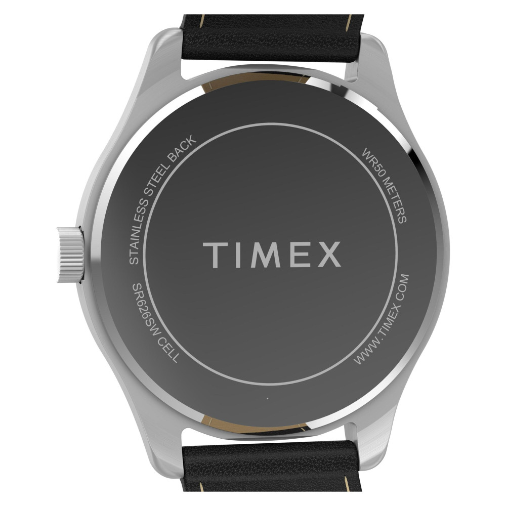 Timex TW2Y16000 Main Street 42mm Leather Strap Watch - zegarek męski 8