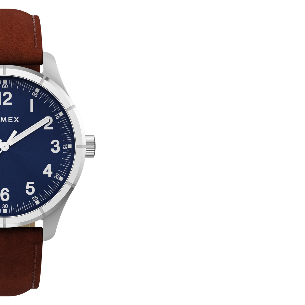 Timex TW2Y16200 Main Street 42mm Leather Strap Watch - zegarek męski 6