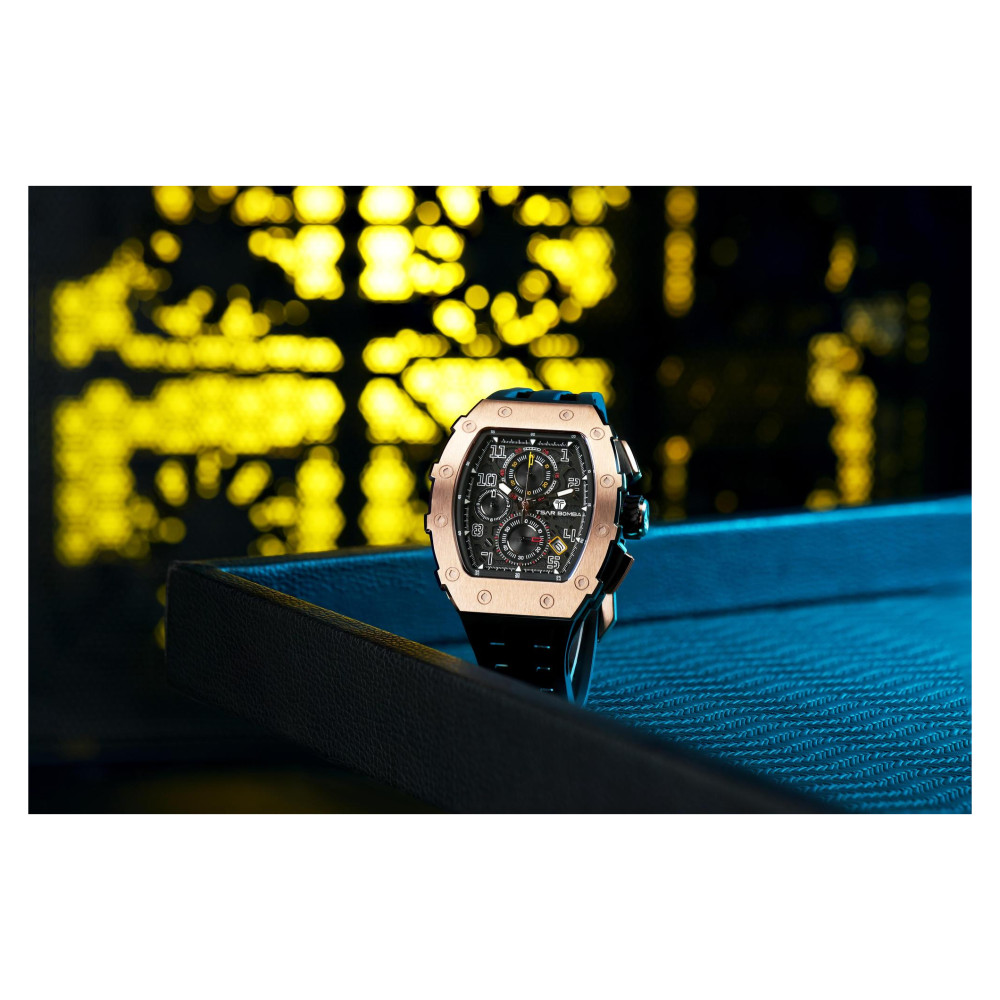 Tsar Bomba TB8204Q-35 Elemental Calendar Golden Black - zegarek męski 12
