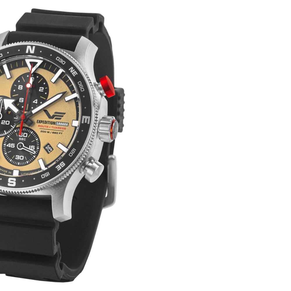Vostok Europe 6S10-598A753 Expedition Sahara Route of Tuaregs Chrono 48mm - zegarek męski 6