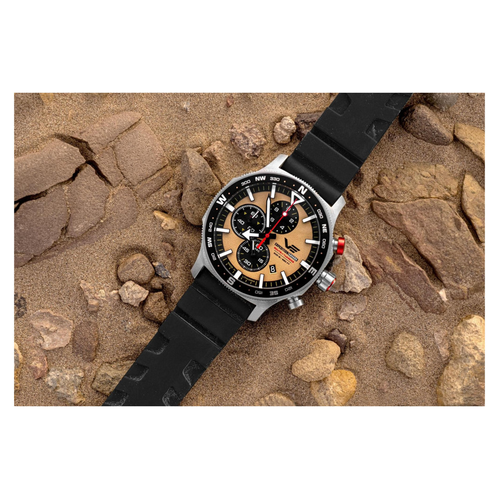 Vostok Europe 6S10-598A753 Expedition Sahara Route of Tuaregs Chrono 48mm - zegarek męski 13